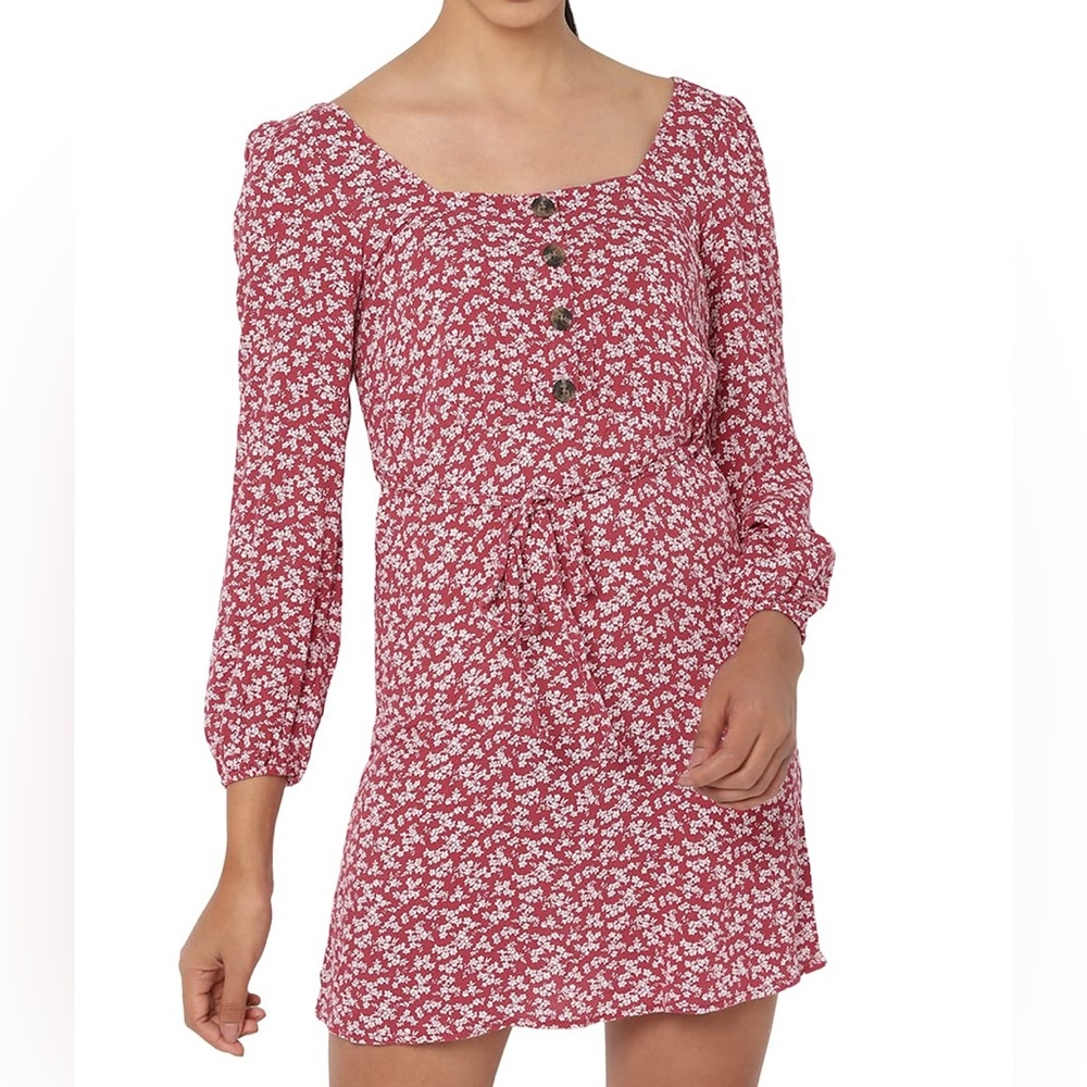 American Eagle‎ Floral Red Dress